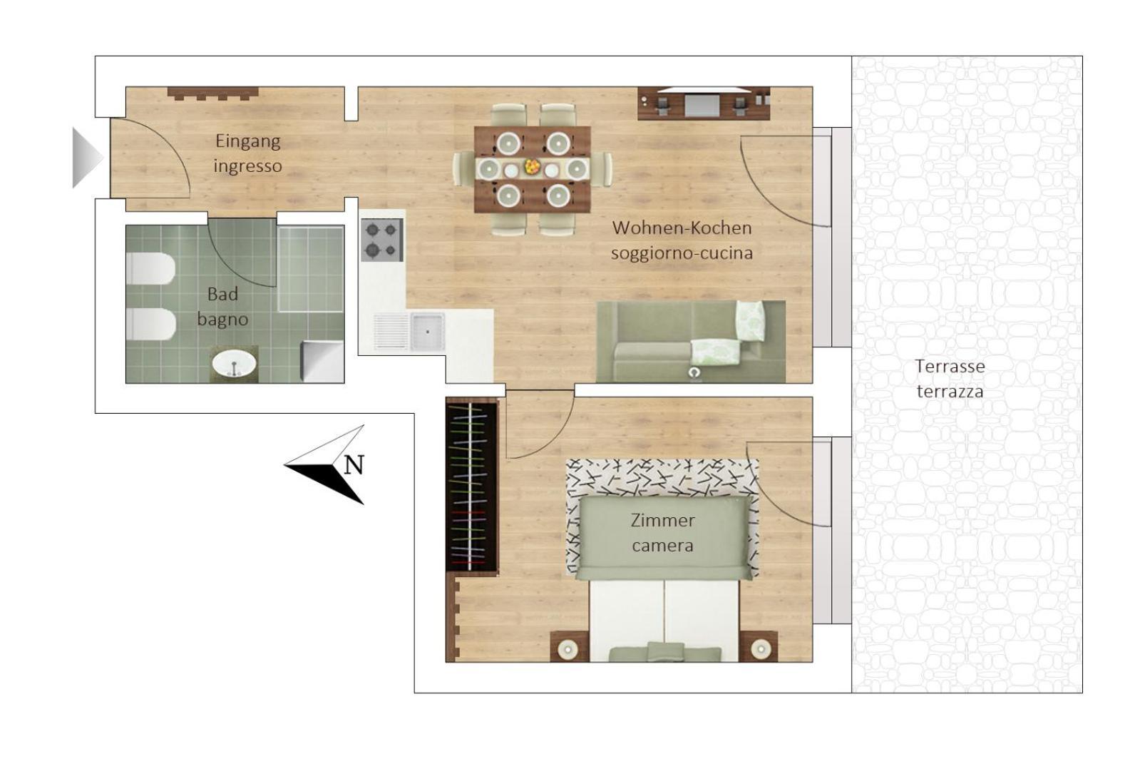 Aurturist Sesto Appartement Kamer foto