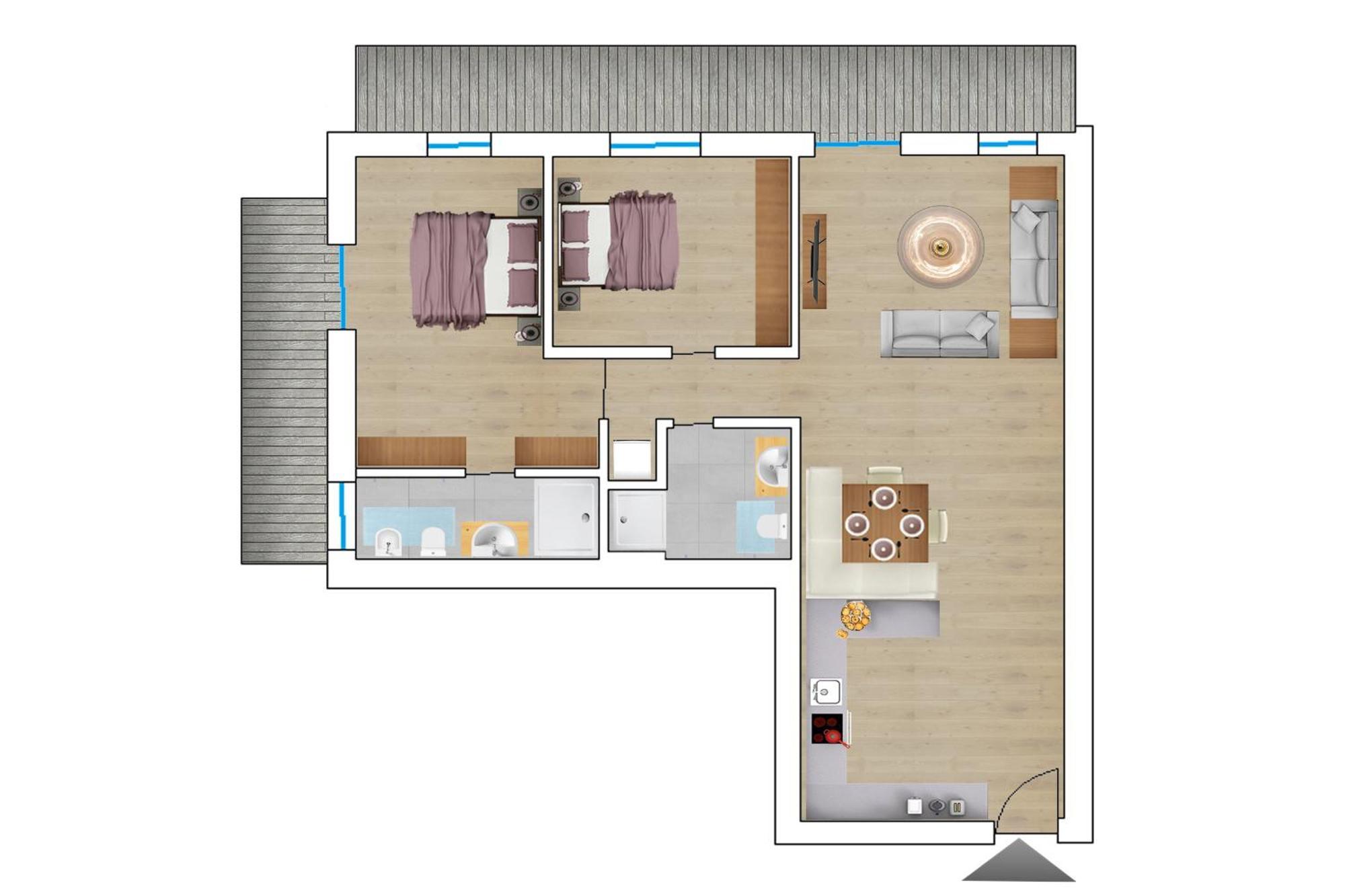Aurturist Sesto Appartement Kamer foto
