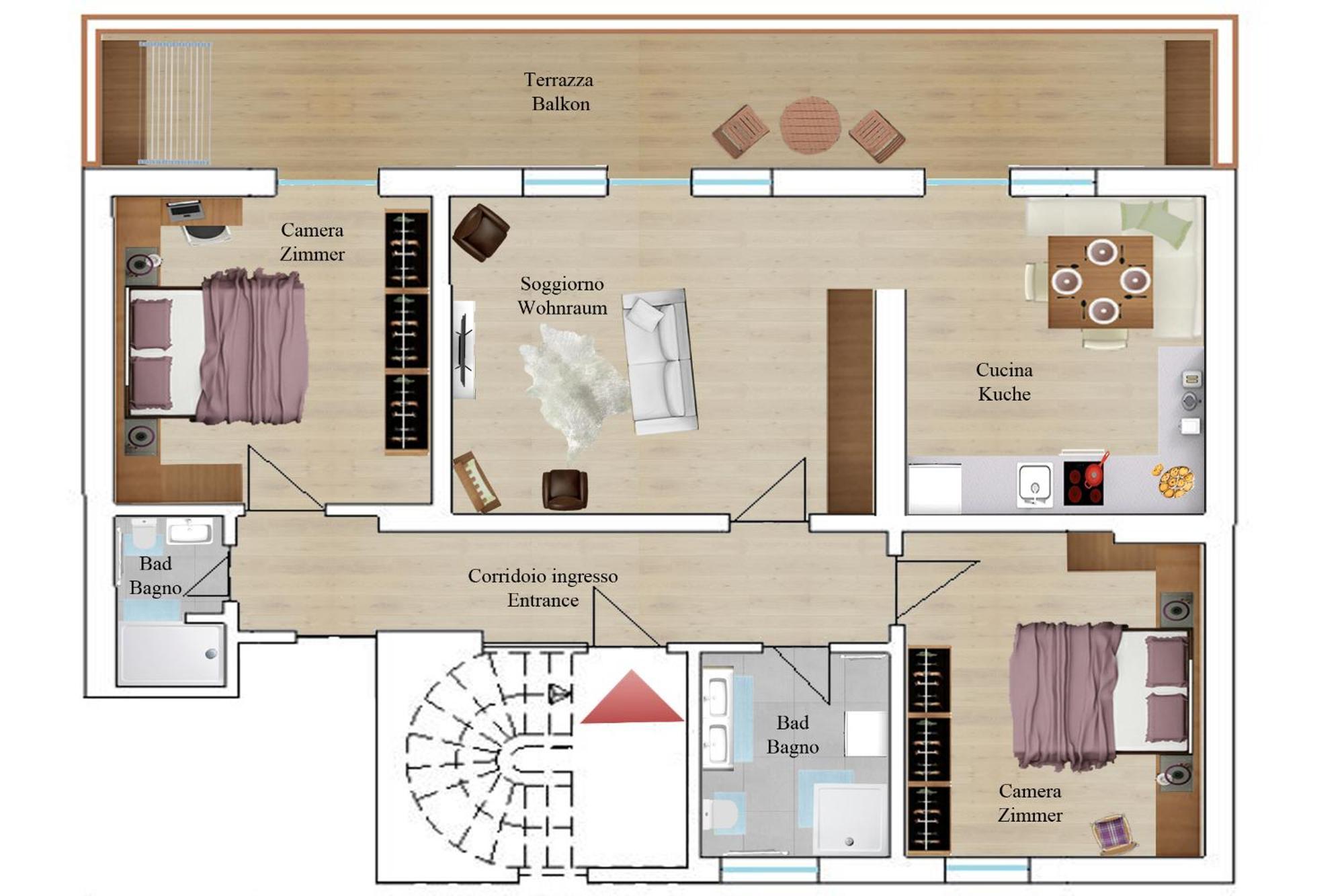 Aurturist Sesto Appartement Kamer foto